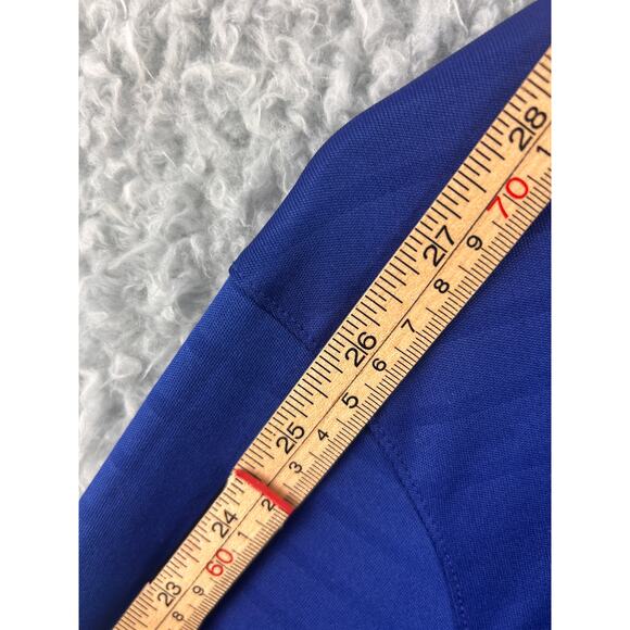 Under Armour HeatGear 1/4 Zip Pullover Blue Striped Long Sleeve Men’s LG - Picture 4 of 6